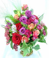 Mixed Flowers Basket