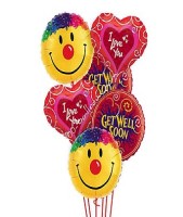 Get Well Love  Smiles Balloon