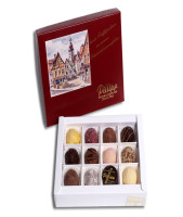 12 chocolates in Zirndorfer Schmuckverpackung