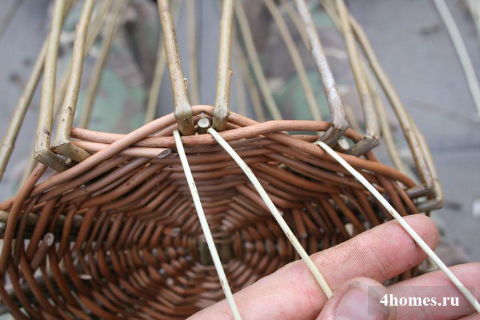 Корзины из лозы и ивы пошаговая инструкция для начинающих