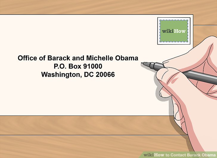 Image titled Contact Barack Obama Step 7