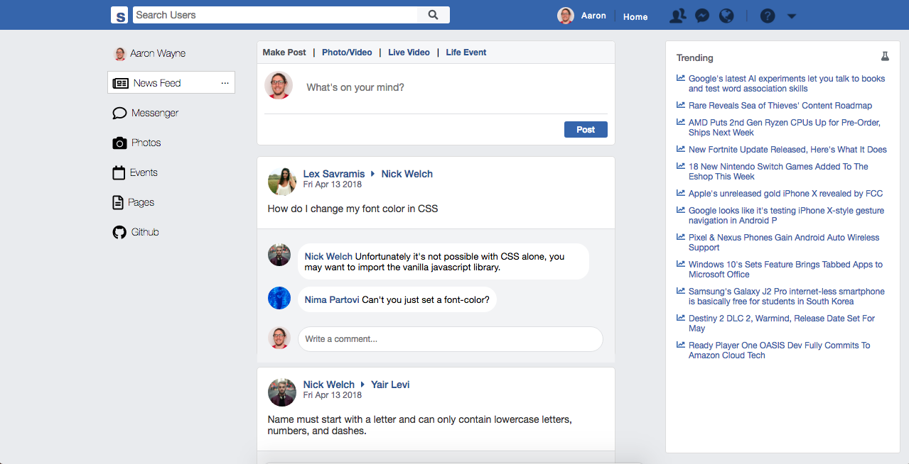 Newsfeed