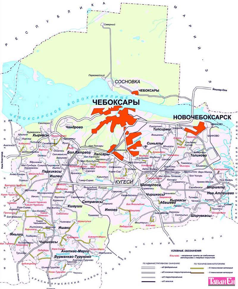 Чебоксары карта область