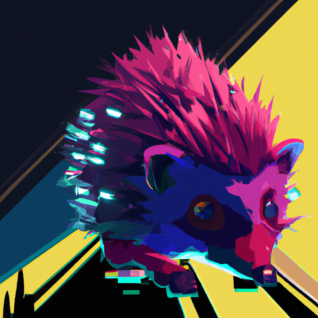 A Synthwave Hedgehog, Blade Runner Cyberpunk