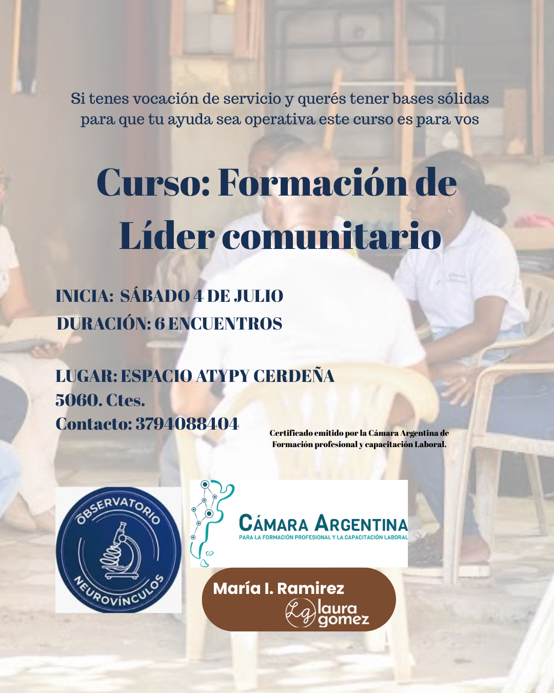 FORMACIÓN DE LIDERES COMUNITARIOS. MODALIDAD VIRTUAL