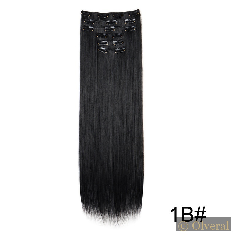 Extensions Capillaires Longues Lisses - Noir Naturel 1B