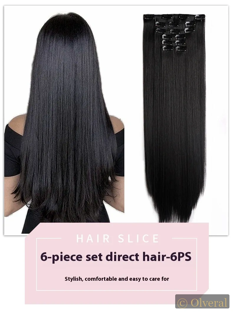 Extensions Capillaires Longues Lisses - Noir Naturel 1B