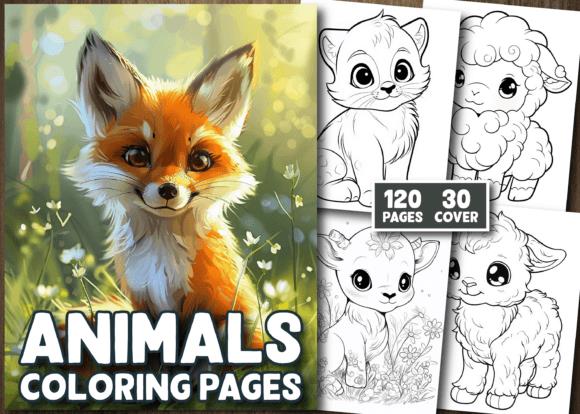 Wild Animals Coloring Pages Cover