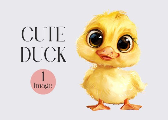 Cute Duck Clipart