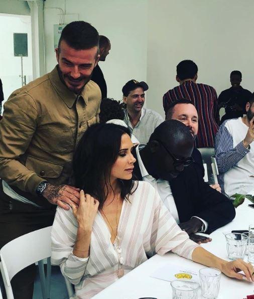 The couple looked loved up yesterday at Fashion Week, in their first public appearance since denying the divorce rumours that swept social media on Friday
