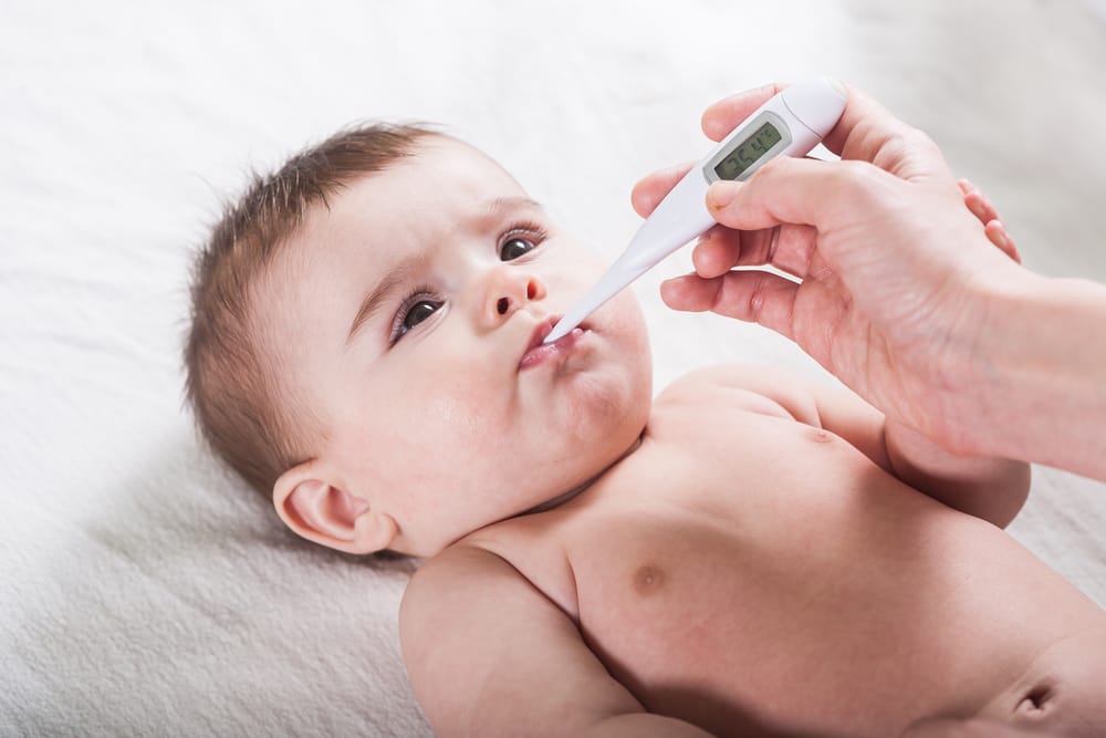Sickness is a cause of baby won't sleep, too