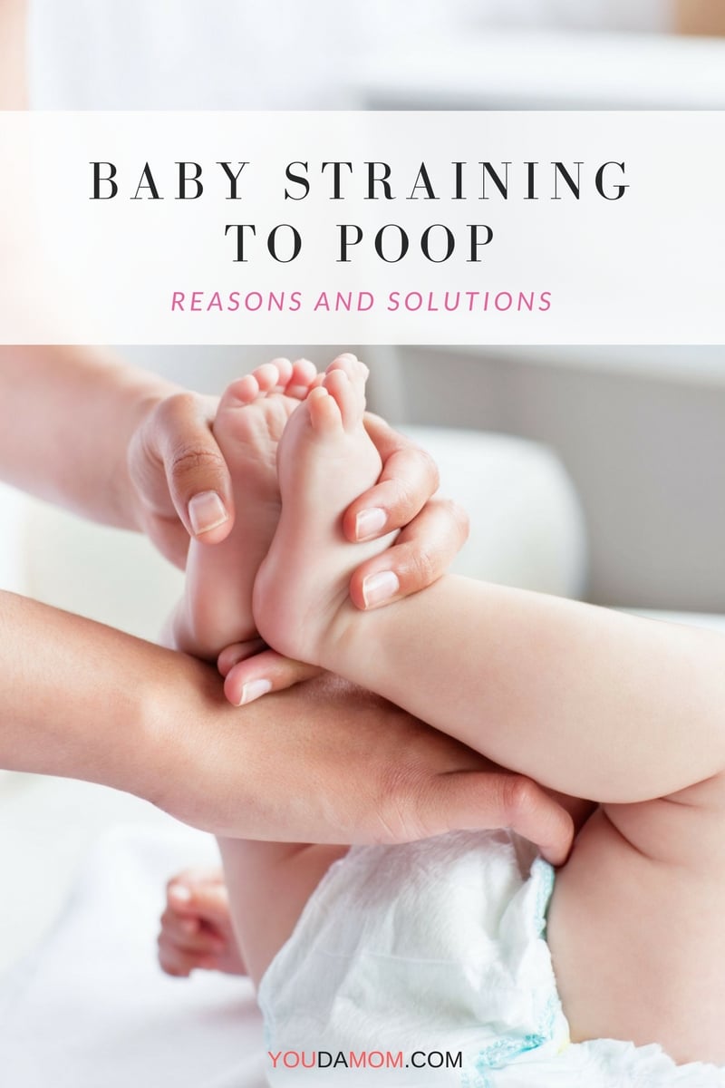 newborn straining to poop