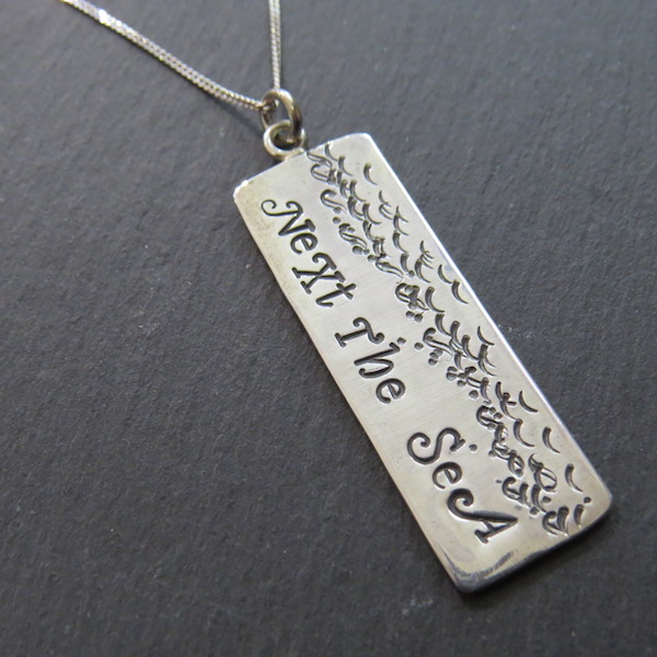 wide next the sea tag necklace