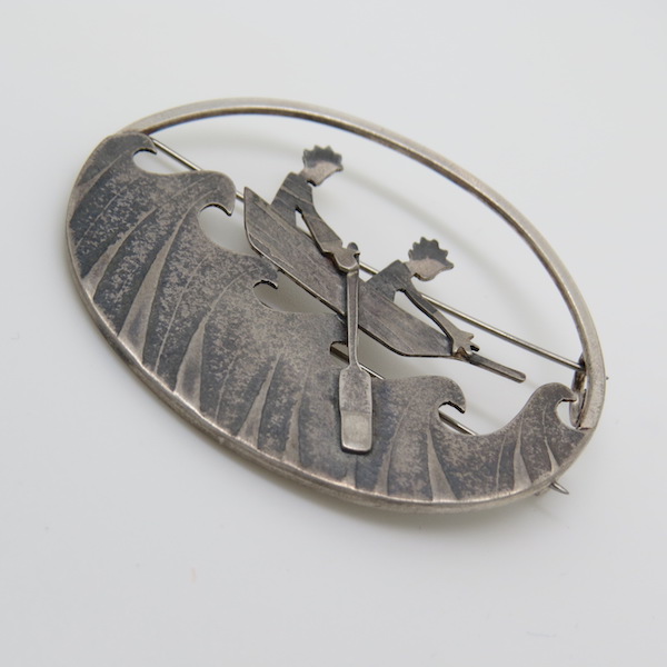 sailing the seas brooch