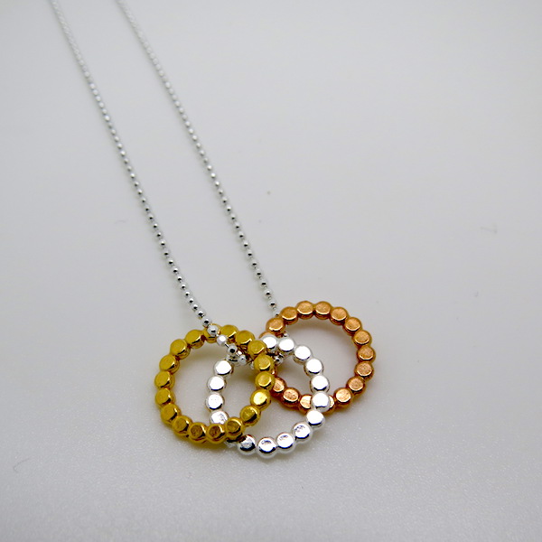 trio dot necklaces