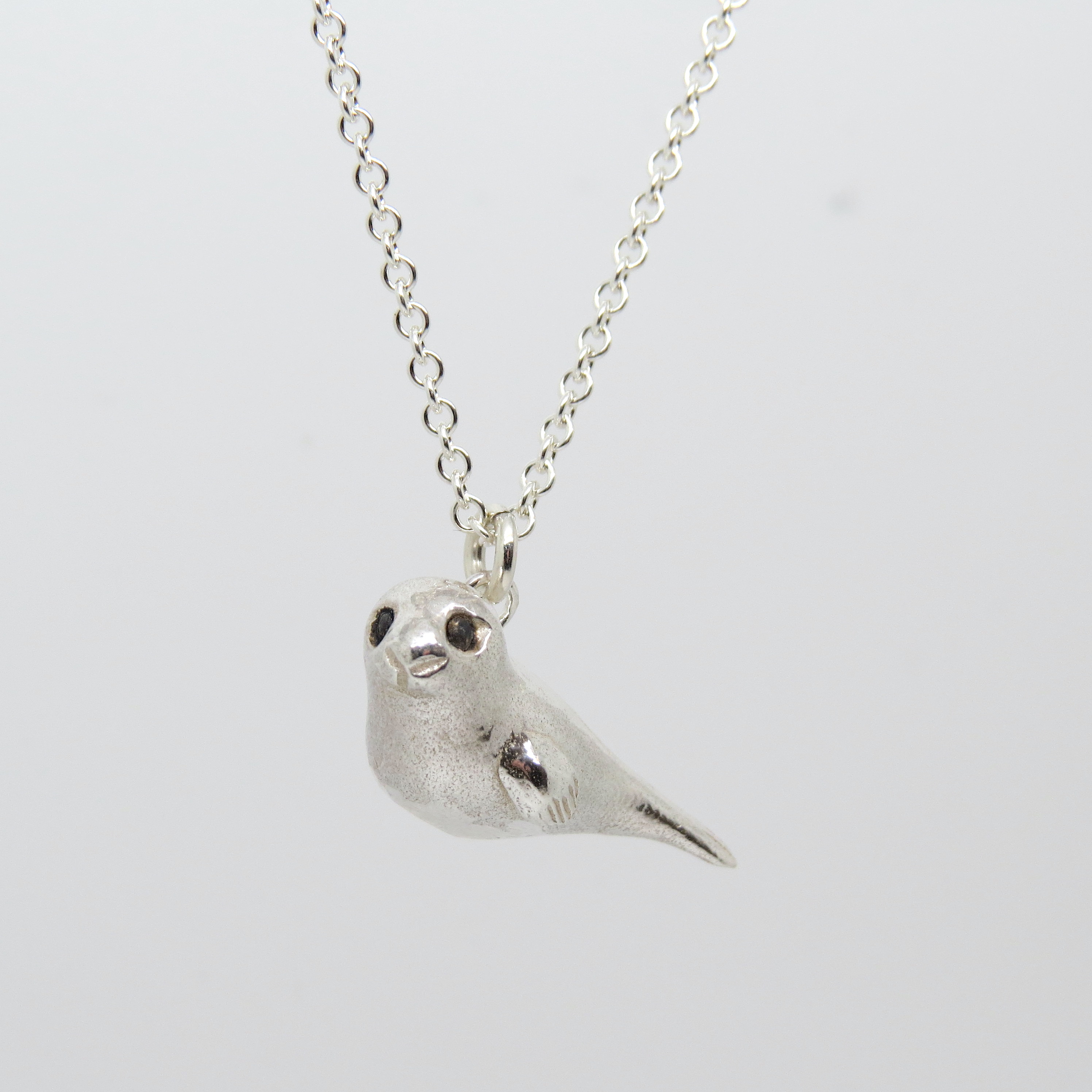 silver seal handmade necklace