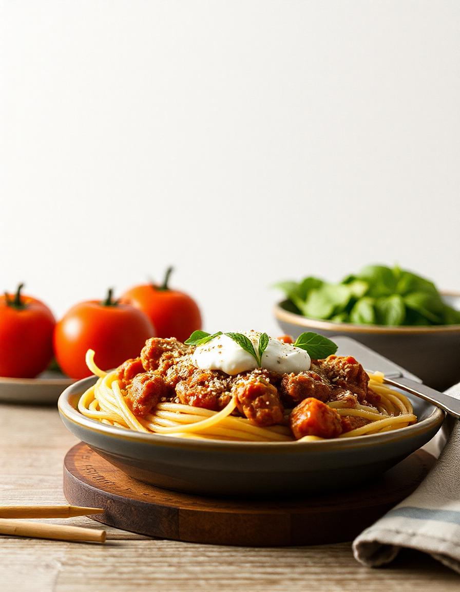 Vegane Linsen-Bolognese