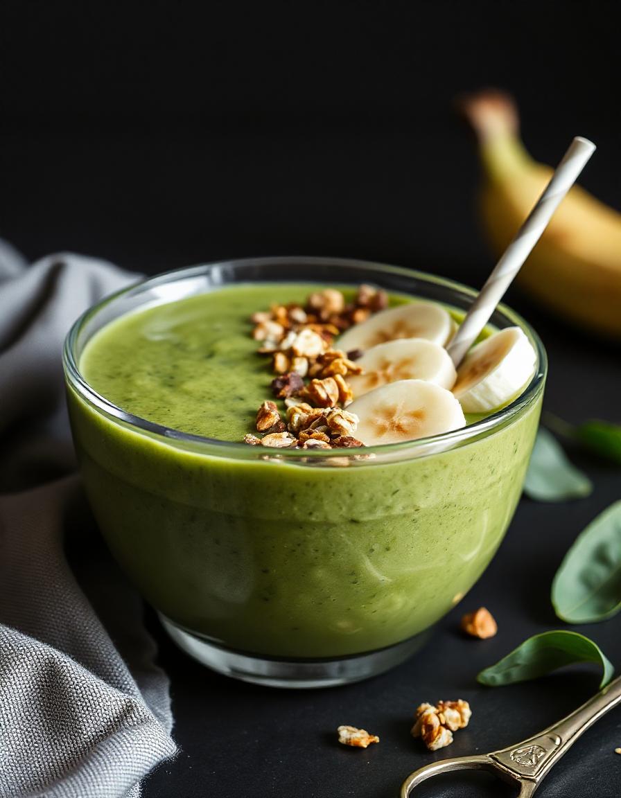 Grüner Smoothie Bowl