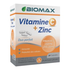 Biomax Vitamine C + Zinc B/30