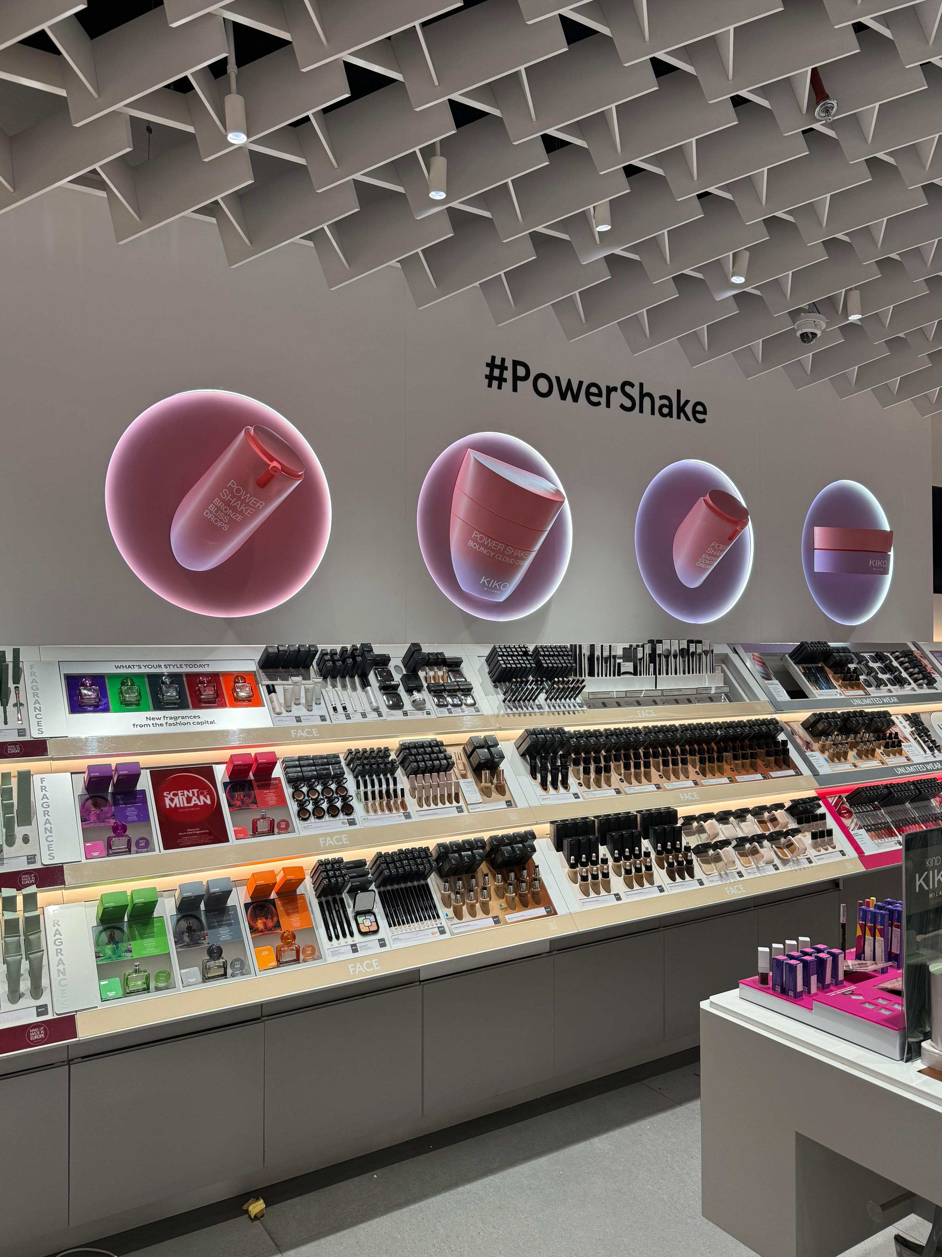 Sophisticated branding display stand with bold colors - by brandoption.ae
