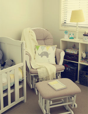 comfy nursery chair