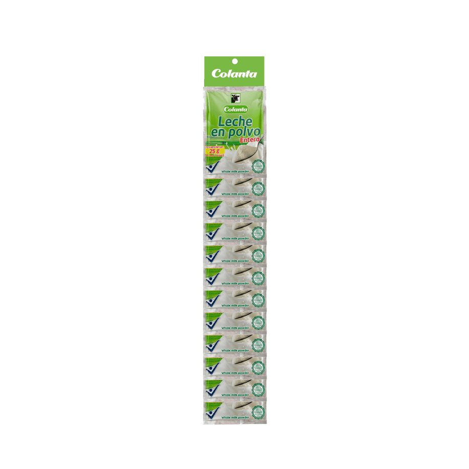 Leche en Polvo Entera Colanta X 25 gr x 12 und.