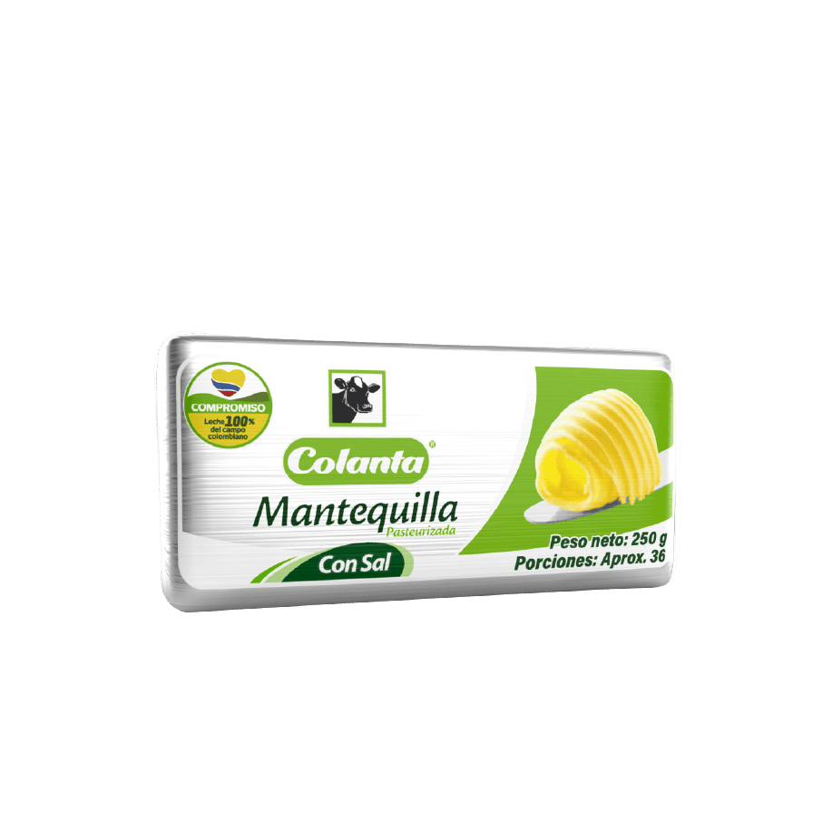 Mantequilla Colanta Con Sal X 250 g