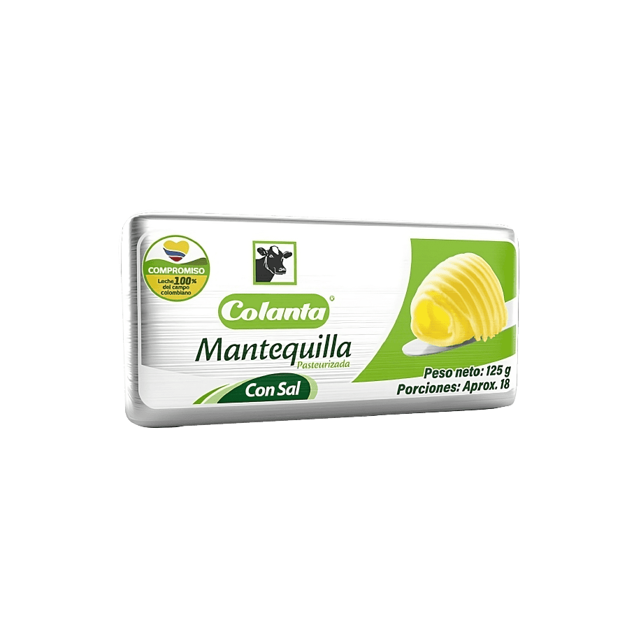 Mantequilla Colanta Con Sal X 125 g