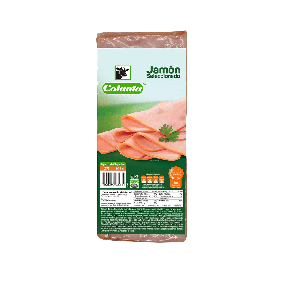 Jamón Seleccionado Colanta Bloque X 2.500 g
