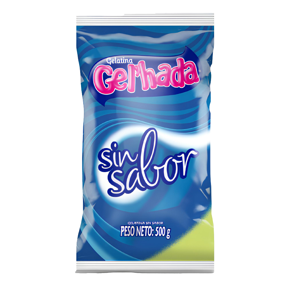 GELATINA SIN SABOR DE 500 GR