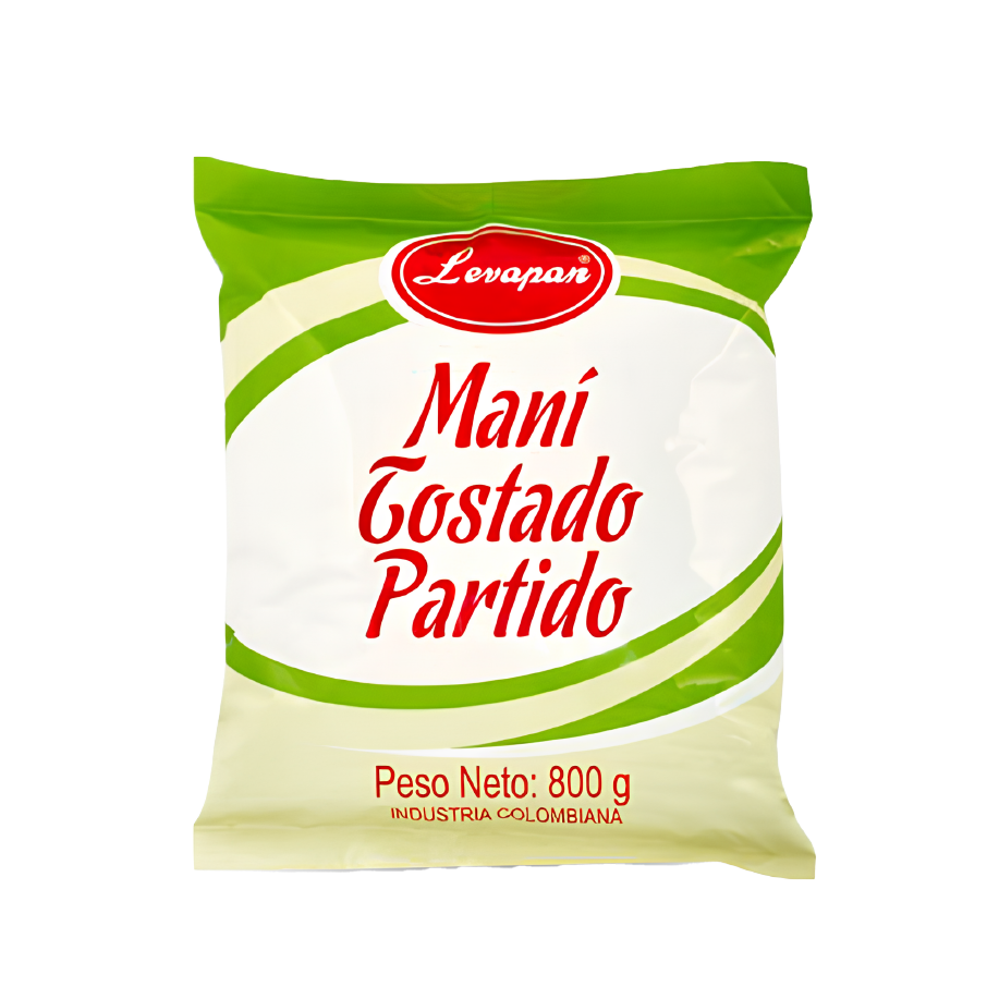MANI TOSTADO Y PARTIDO LEVAPAN x 1000g