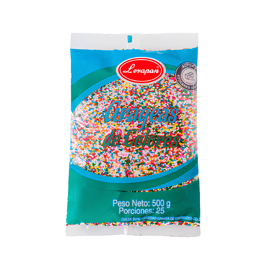 GRAGEAS DE COLORES LEVAPAN x 500 g