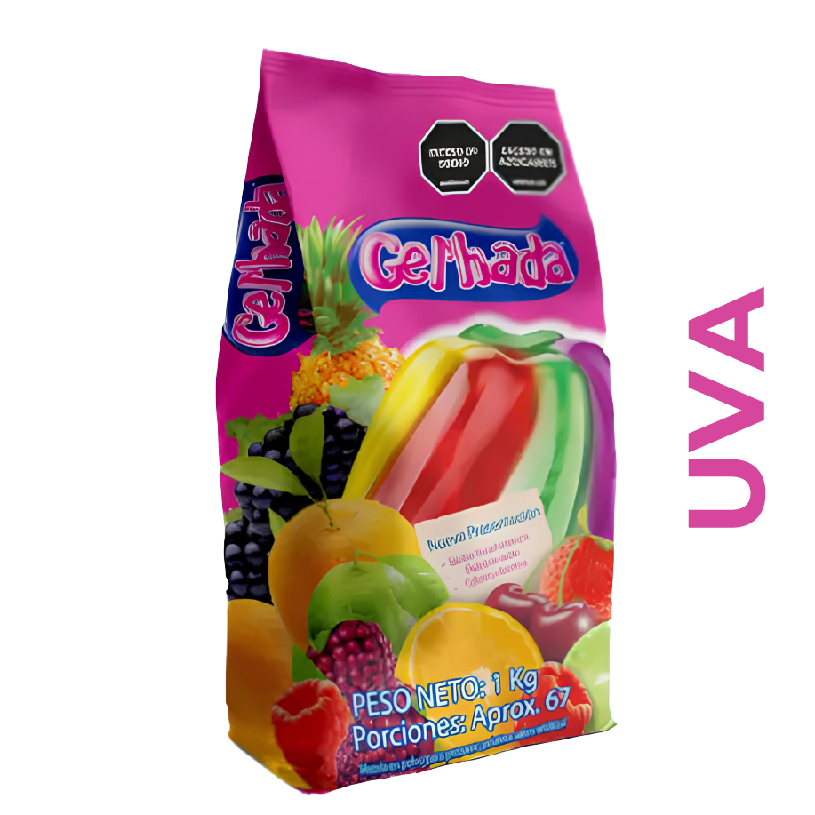 Gelatina Gel'hada Uva x 1 kg