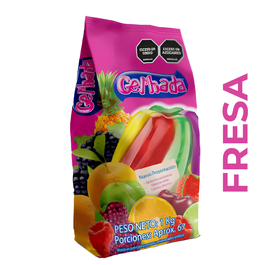 Gelatina Gel'hada Fresa x 1 kg