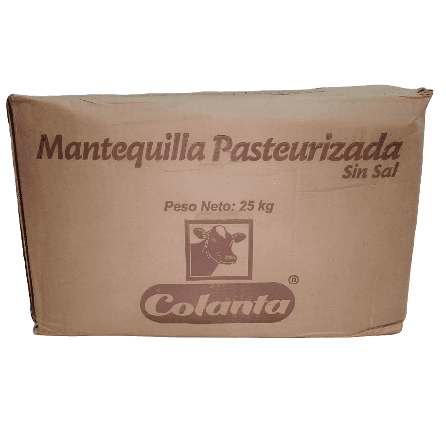 Mantequilla Pasteurizada Sin Sal Colanta X 25 kg
