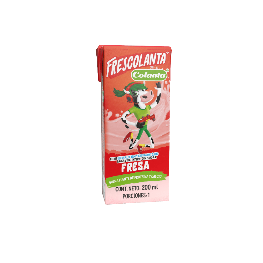 Frescolanta sabor a Fresa caja tetrapack x 200ml