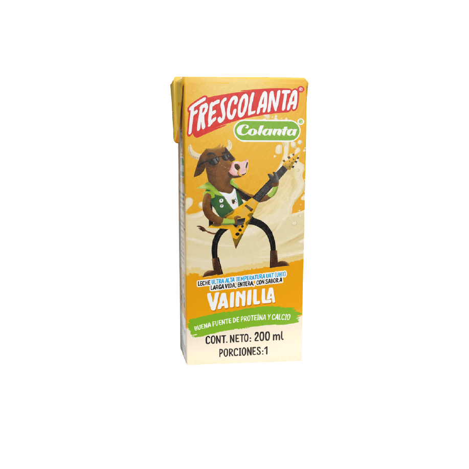 Frescolanta sabor a Vainilla caja tetrapack x 200ml