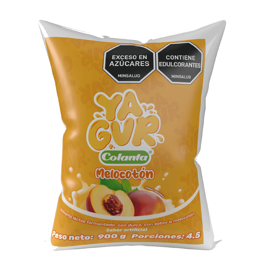 Yagur Melocotón Colanta x 900ml Bolsa