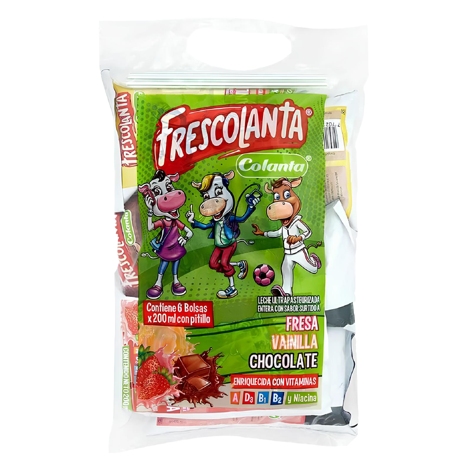 Frescolanta sixpack bolsa x 200ml - pqte x 6 unds