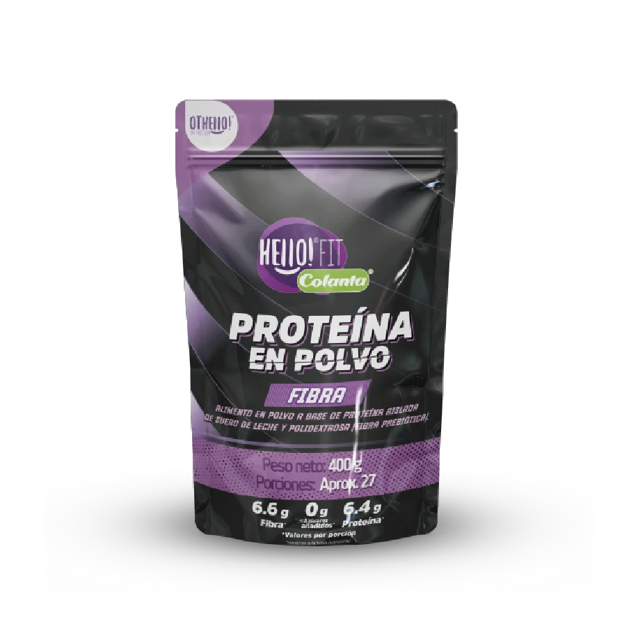 Proteina en polvo con Fibra x 400gr