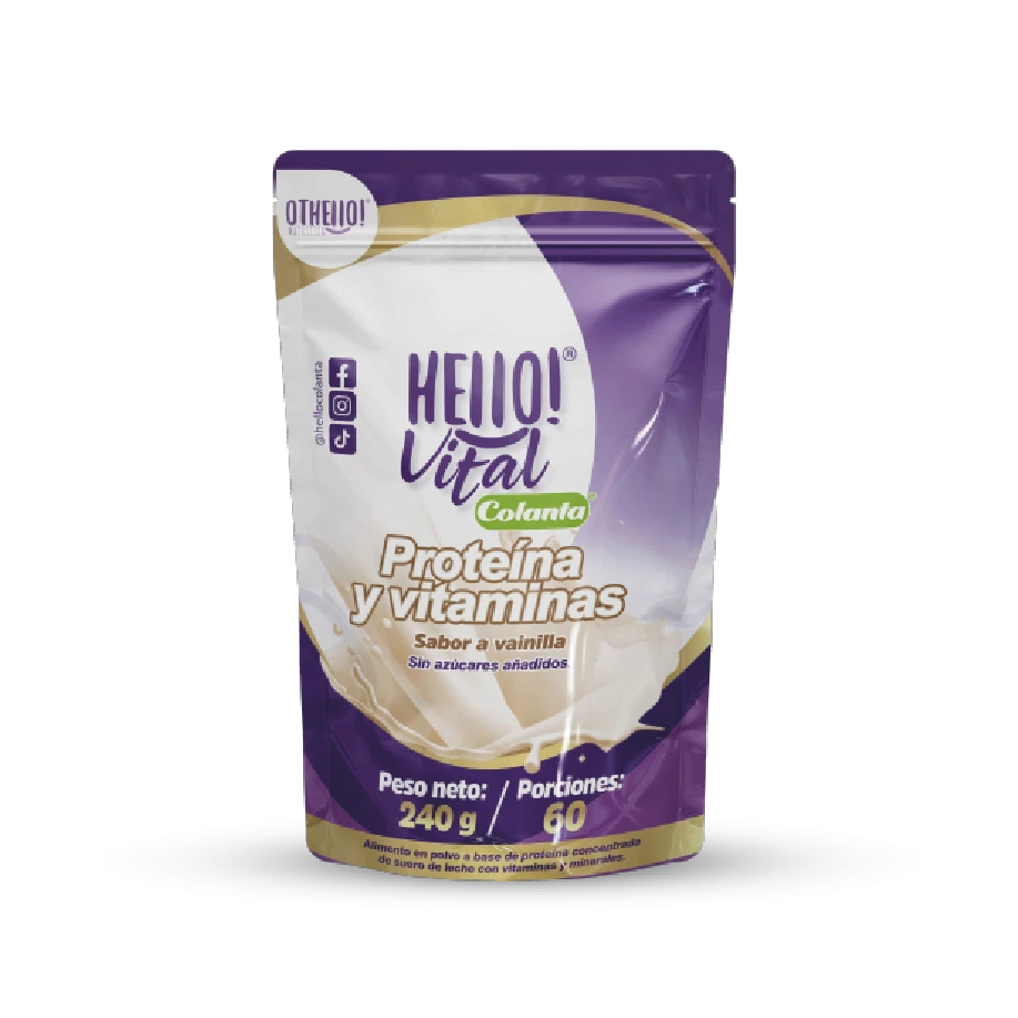 Hello fit Proteína y Vitaminas X 240 gr