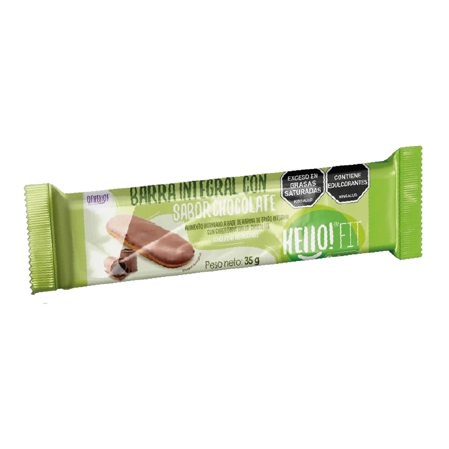 Hello Fit Barra Refrigerada Chocolate 35 gr