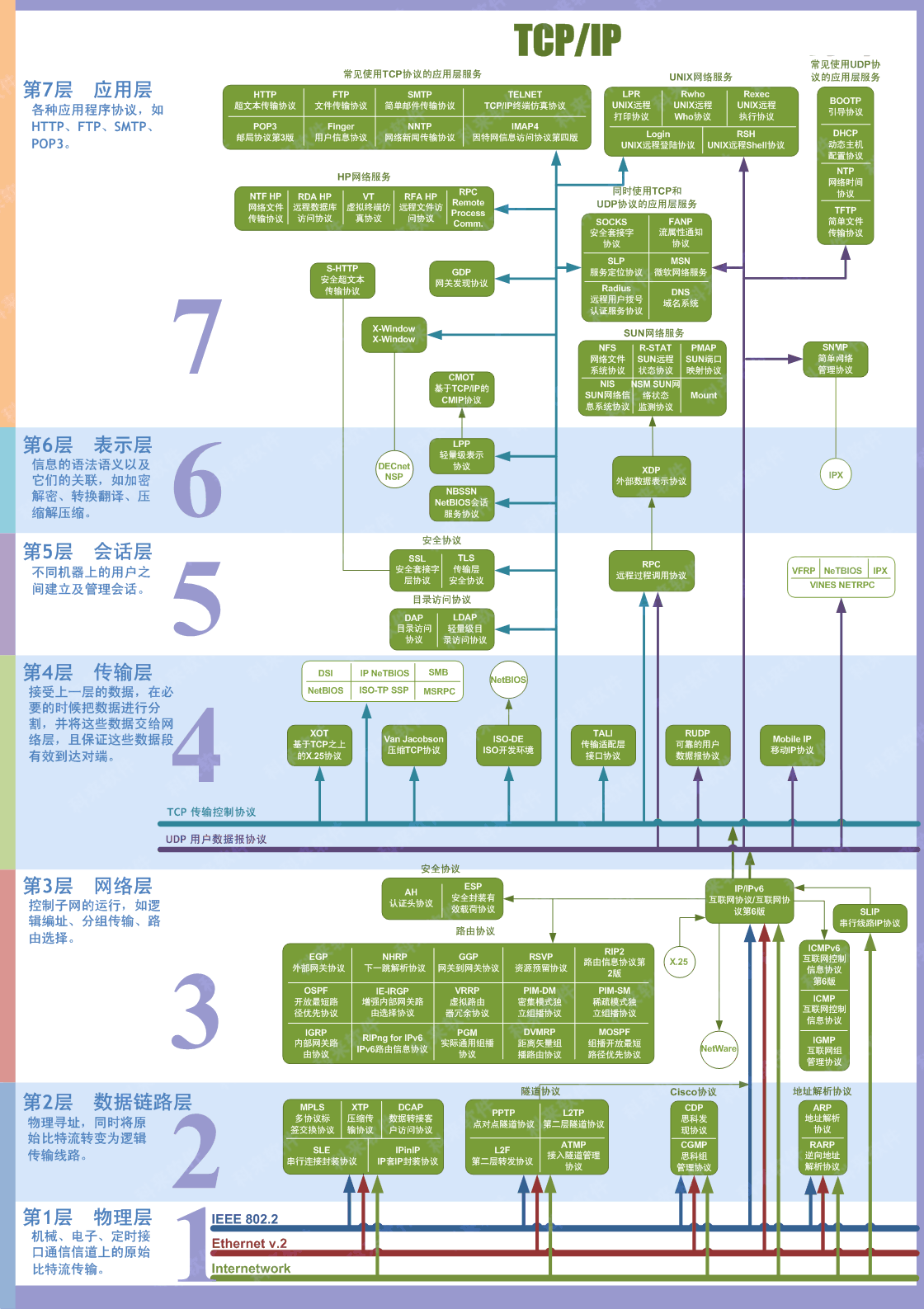 Programming frameworks Network protocols Data structures