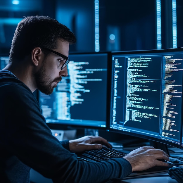 程序员 深夜 编码