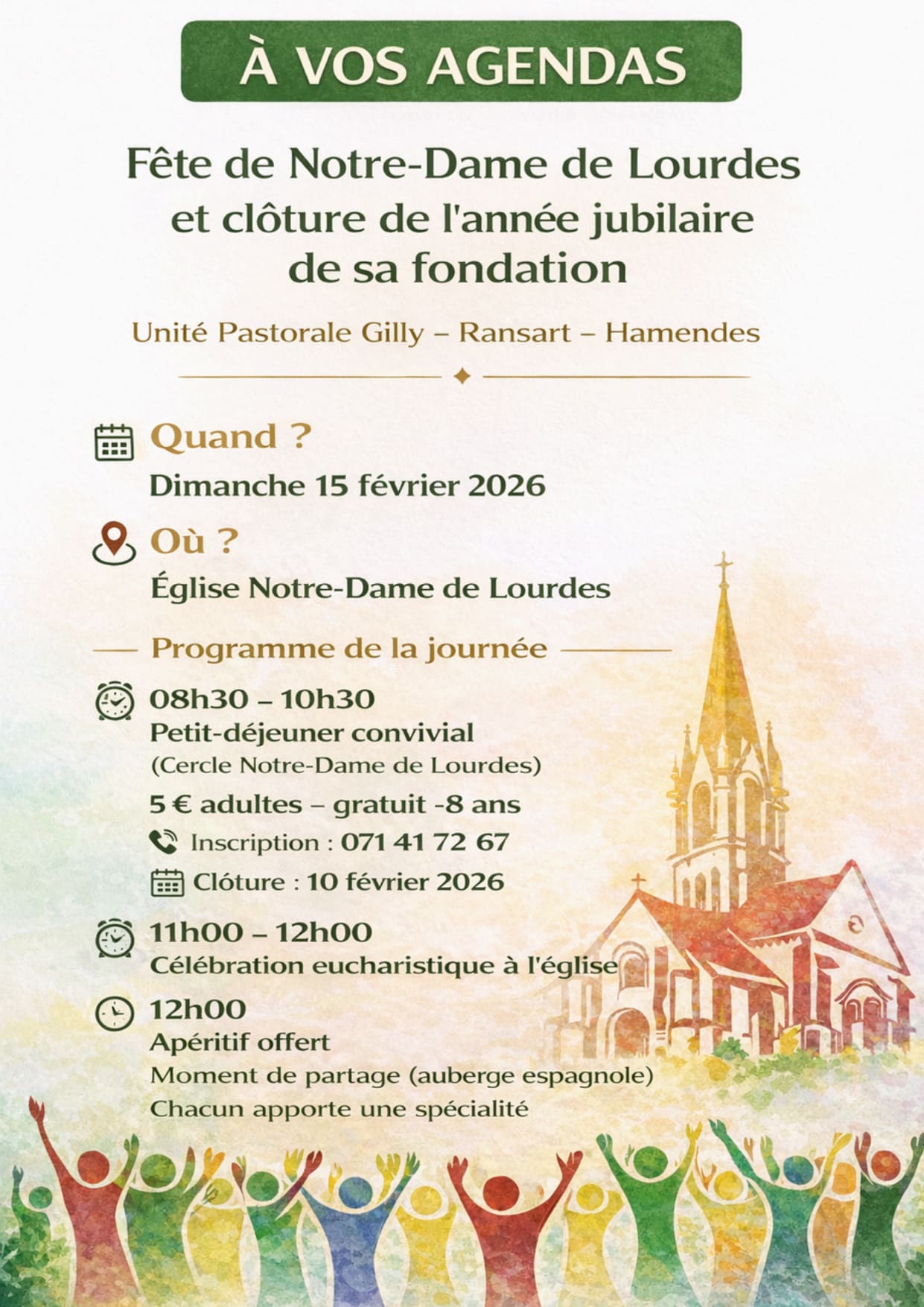 Messe en Unité Pastorale