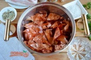 Сало в луковой шелухе - фото шаг 2