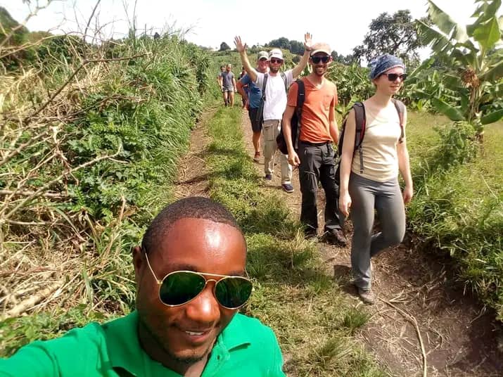 Hiking Group on the Trail