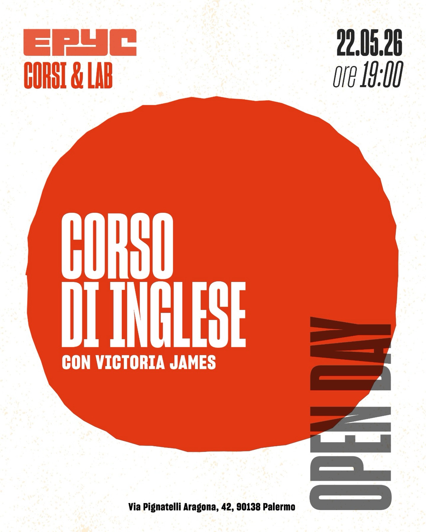 OPEN DAY - Corso di Inglese Creativo Positive vibes only con Victoria James!