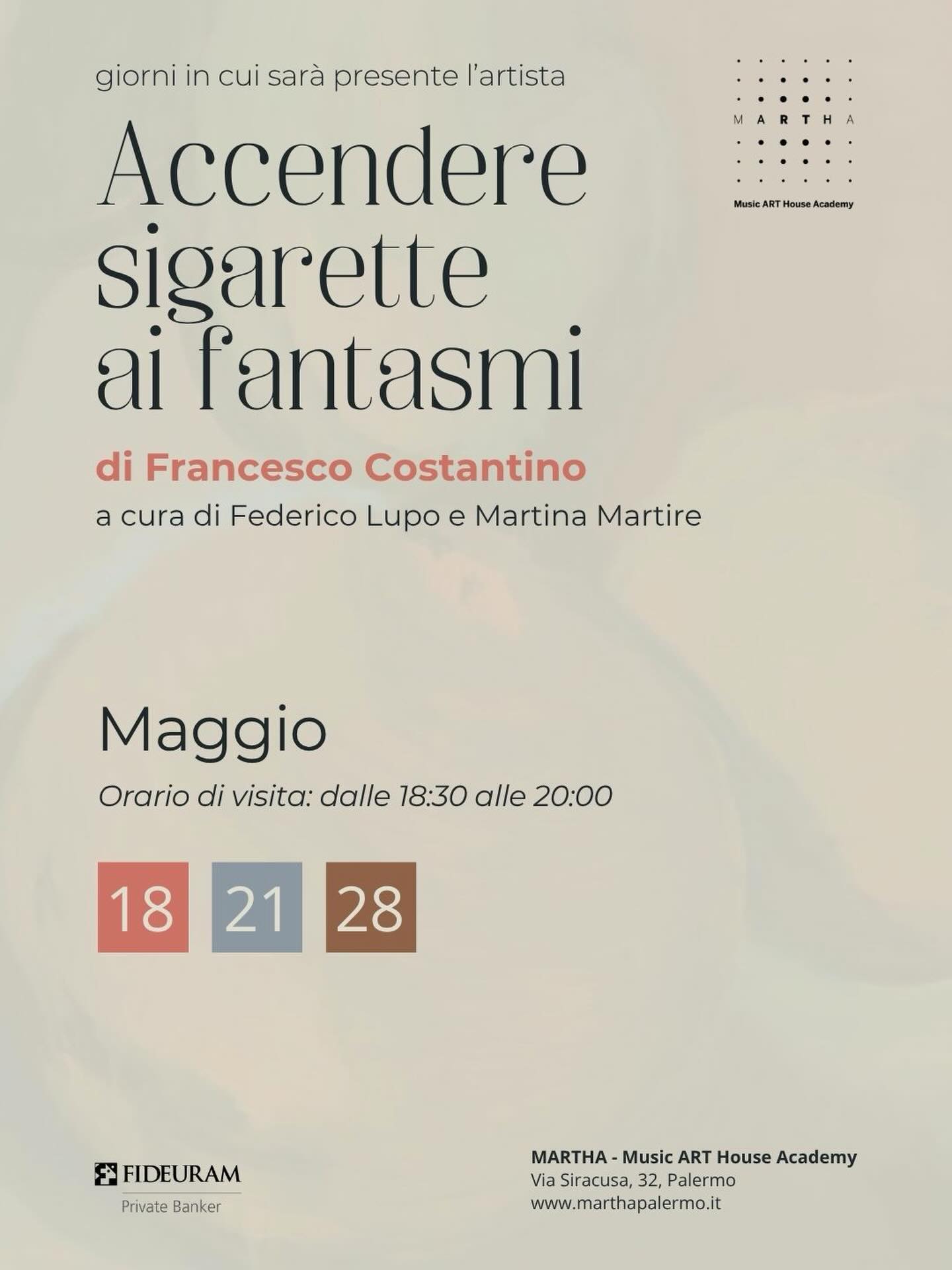 Accendere sigarette ai fantasmi