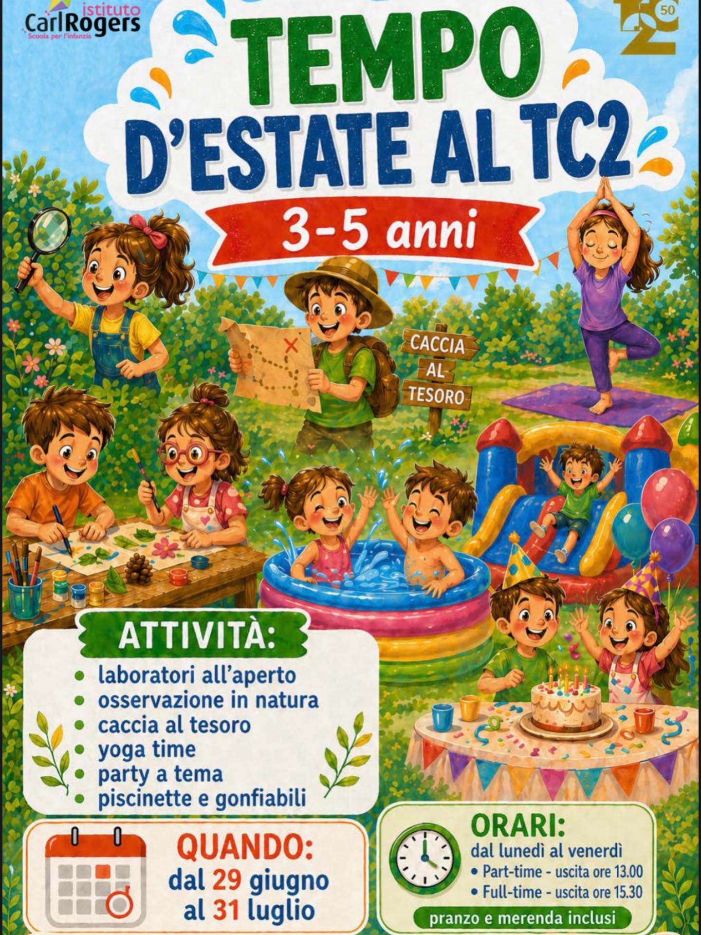 Tempo Estate per bambini 3-5 anni